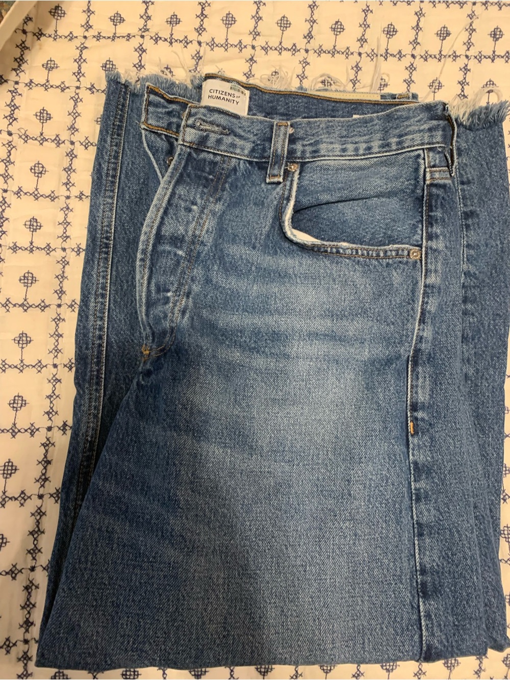 Citizens of Humanity Crop Ayla Jean Raw Hem size 29 - Picture 2 of 6